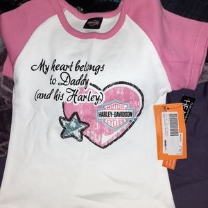 New with tags Harley-Davidson little girls t-shirt
